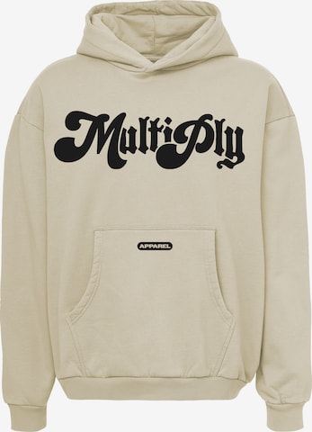 Multiply Apparel Sweatshirt i beige: framsida