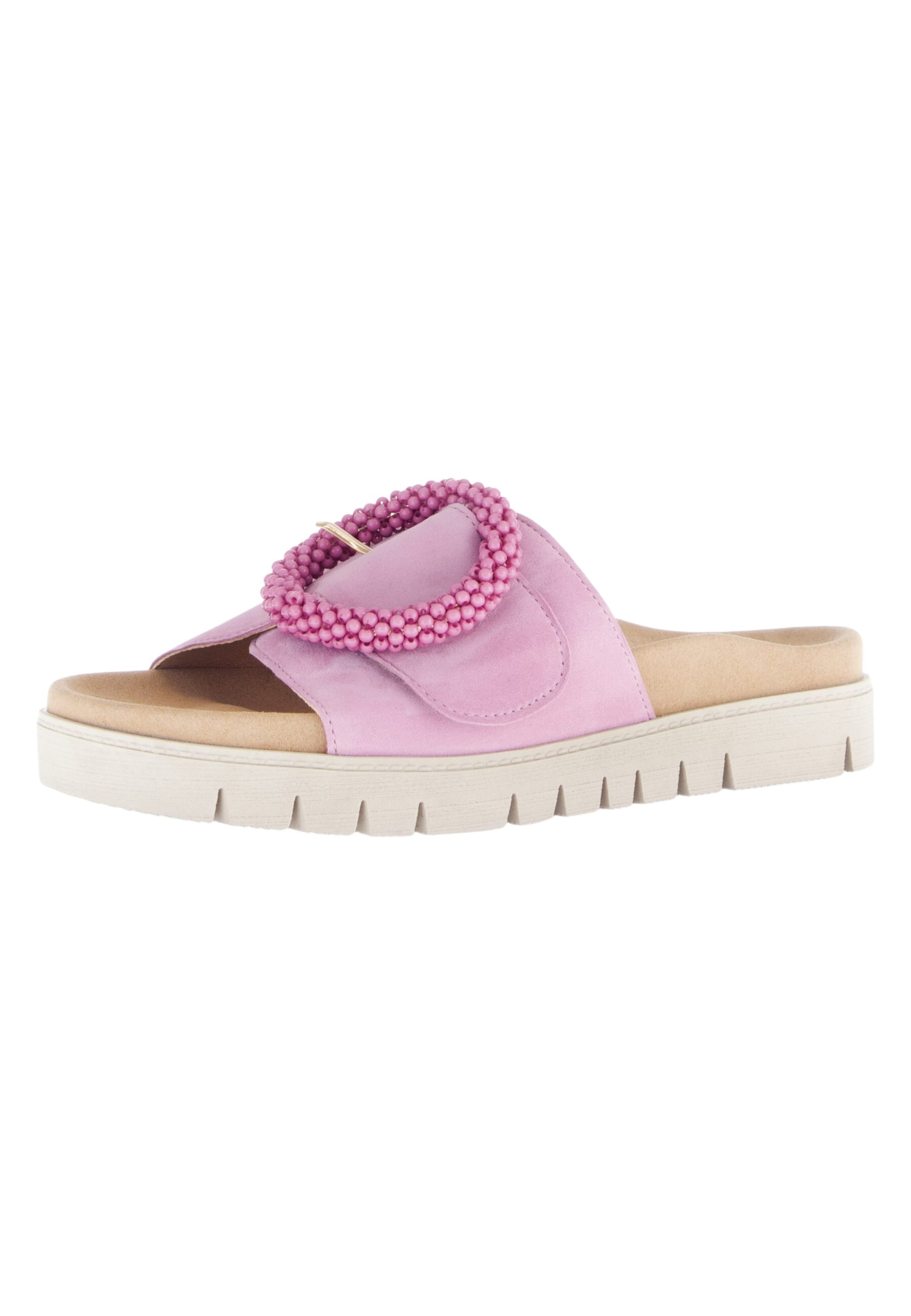 Mule GABOR en rose : devant