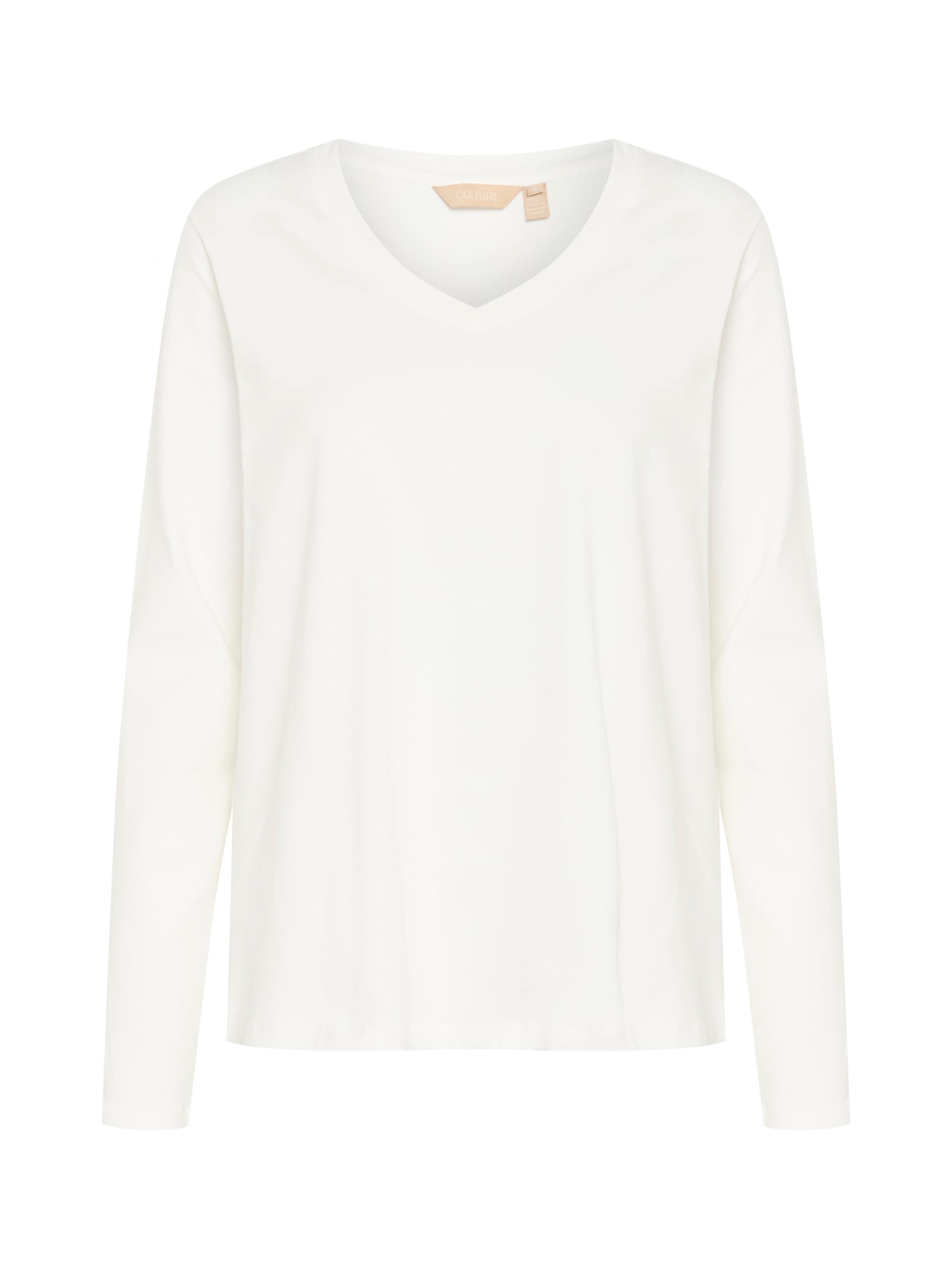 CULTURE Koszulka w kolorze beżowy: przód