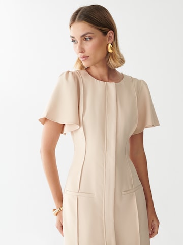 Willa Dress 'Amanza' in Beige