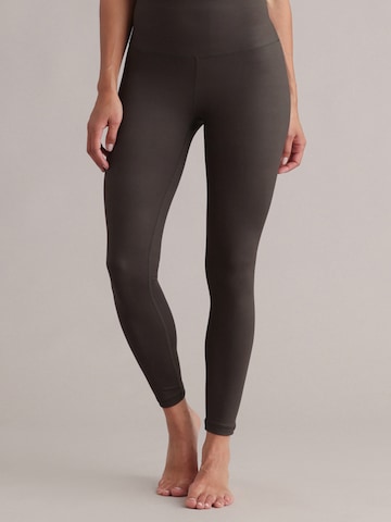 Hey Honey - Skinny Leggings 'Cropped' en verde