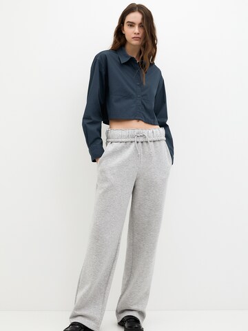 Pull&Bear Bluse in Blau