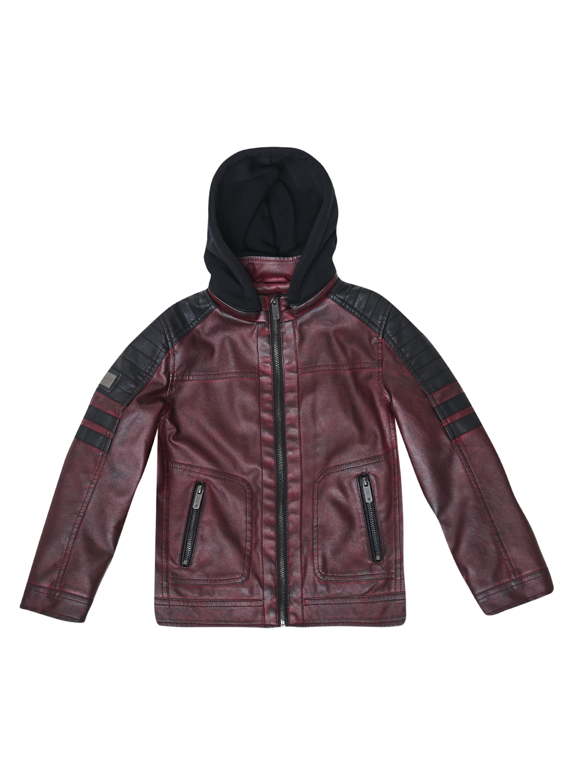 KOROSHI Between-season jacket in Red: front