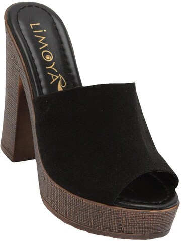 Limoya - Zapatos abiertos 'Binta' en negro: frente
