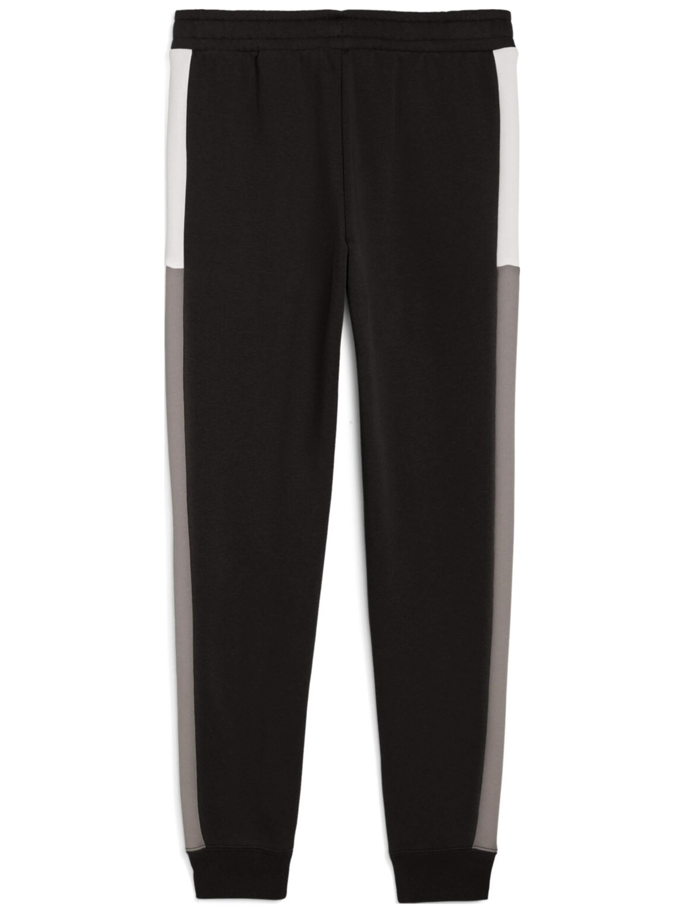 PUMA Regular Workout Pants 'Puma Ess Block Sweatpants' in Black