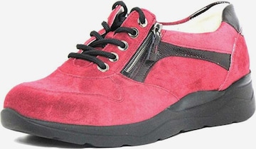 WALDLÄUFER Lace-Up Shoes in Red: front