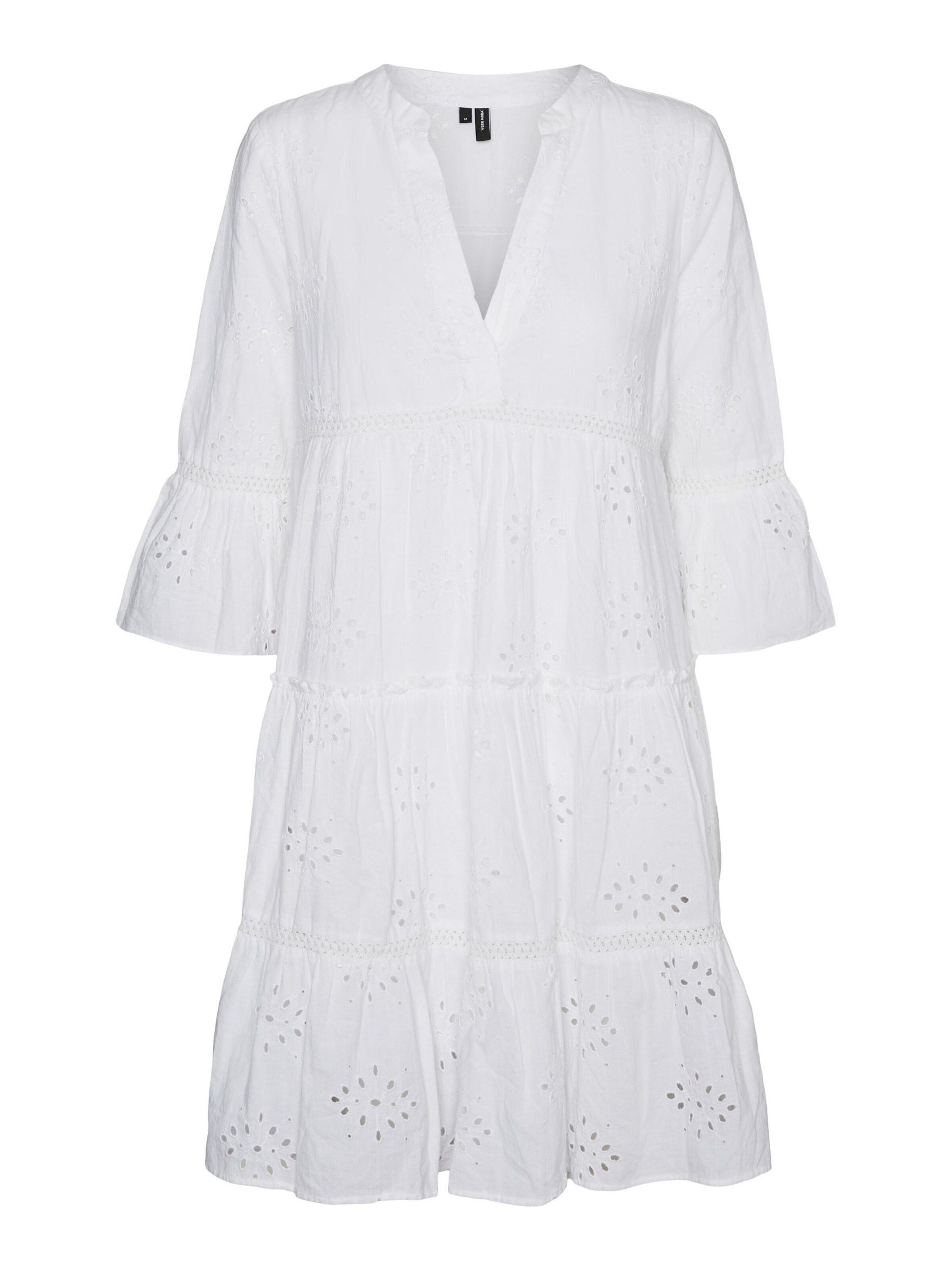 Robe 'DICTHE' Vero Moda Curve en blanc : devant