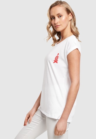 Merchcode T-Shirt 'TORC - Street Food' in Weiß