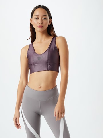 Reebok - Top 'Wonder' em roxo: frente