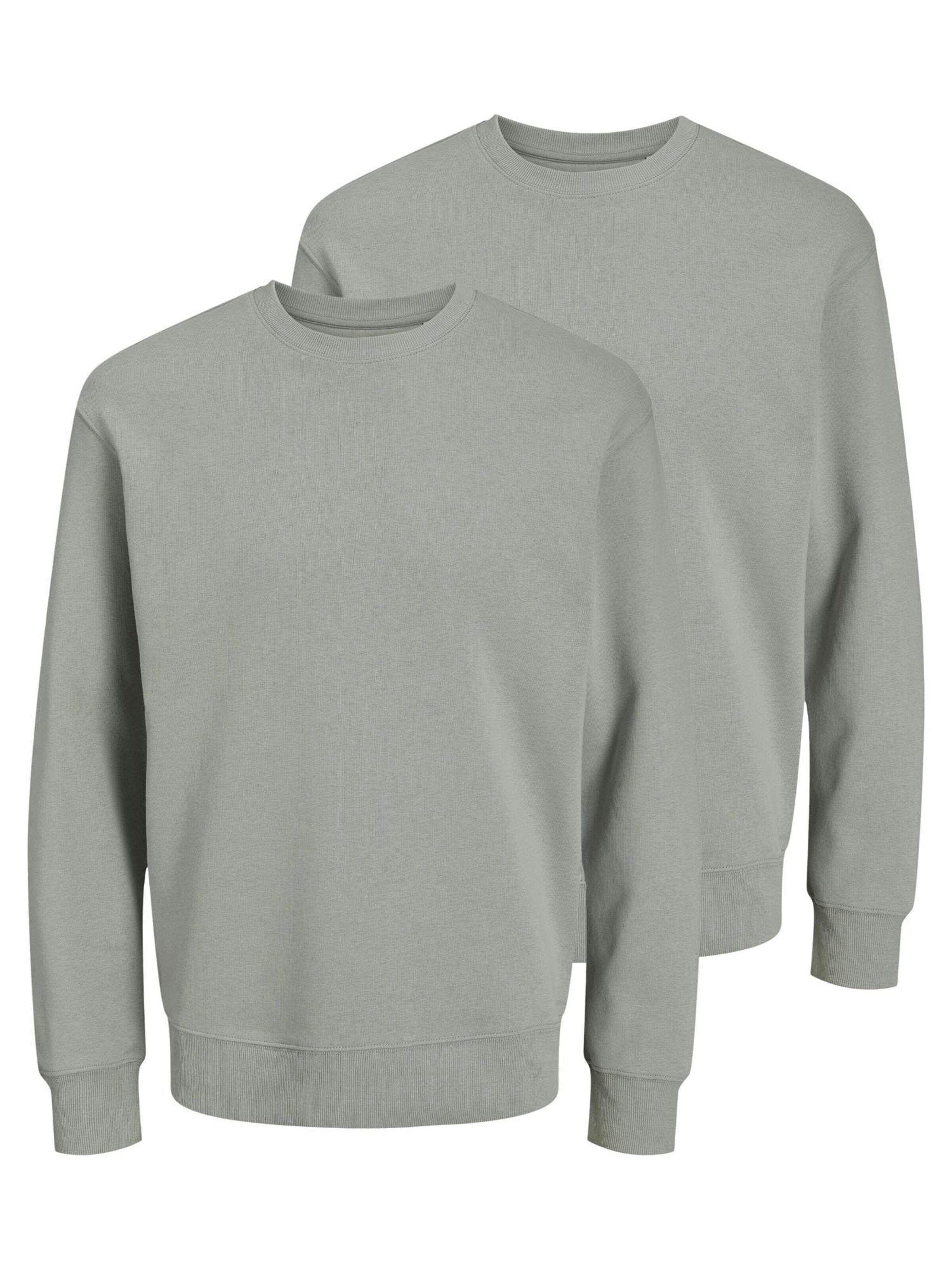 JACK & JONES Sweatshirt 'Star'‌‌‌‌‌‌‌‌‌‌ in Grau: Vorderseite