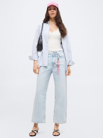 Pepe Jeans Szeroka nogawka Jeansy 'LEXA' w kolorze niebieski