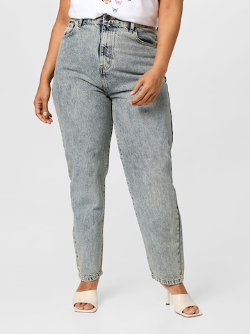 Nasty Gal Plus Jeans in Blue: front