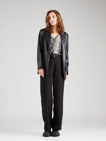 VERO MODA Wide leg Broek in Zwart