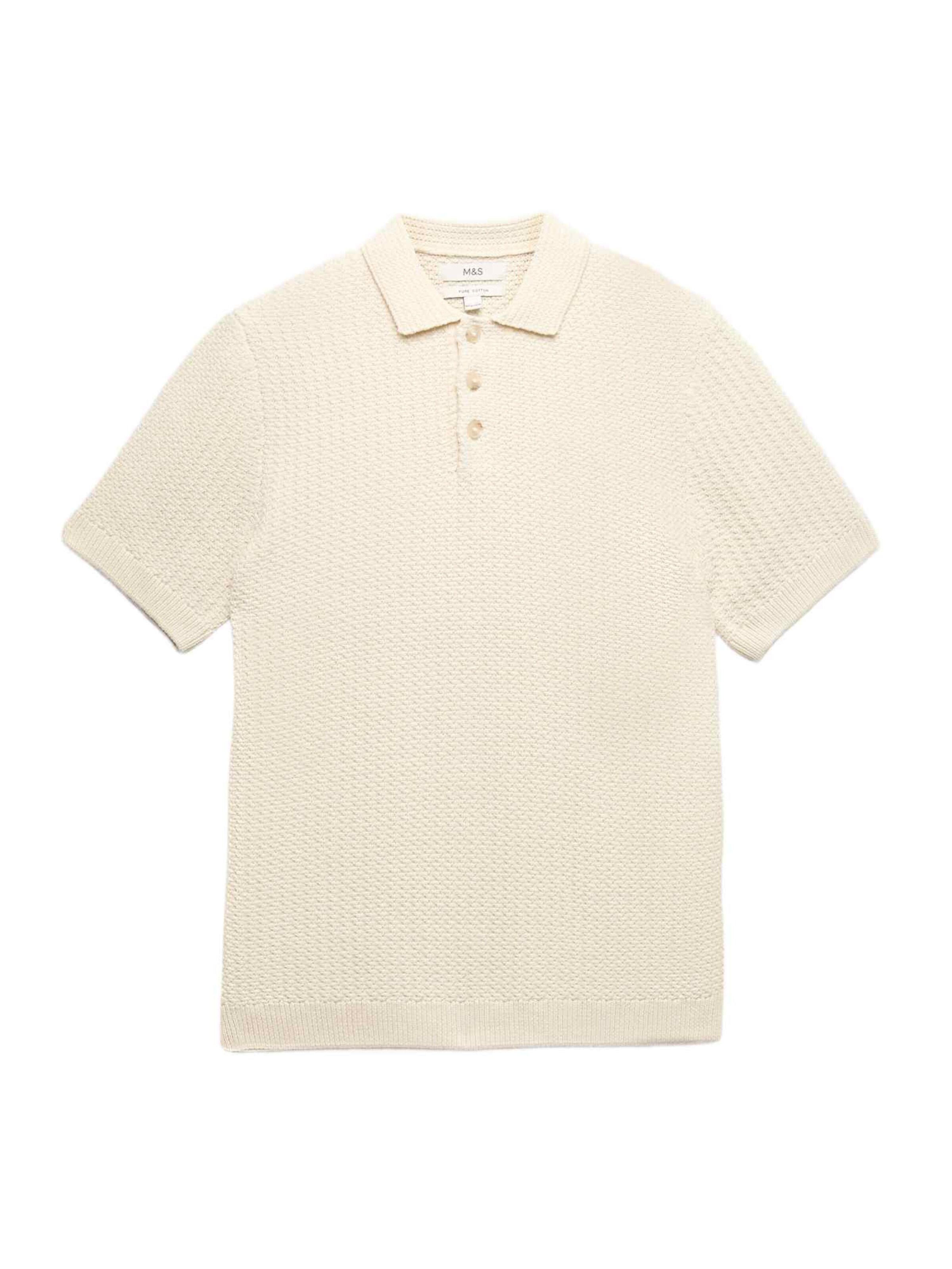 Marks & Spencer Shirt in Beige: voorkant