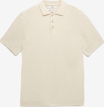 Marks & Spencer Shirt in Beige: voorkant