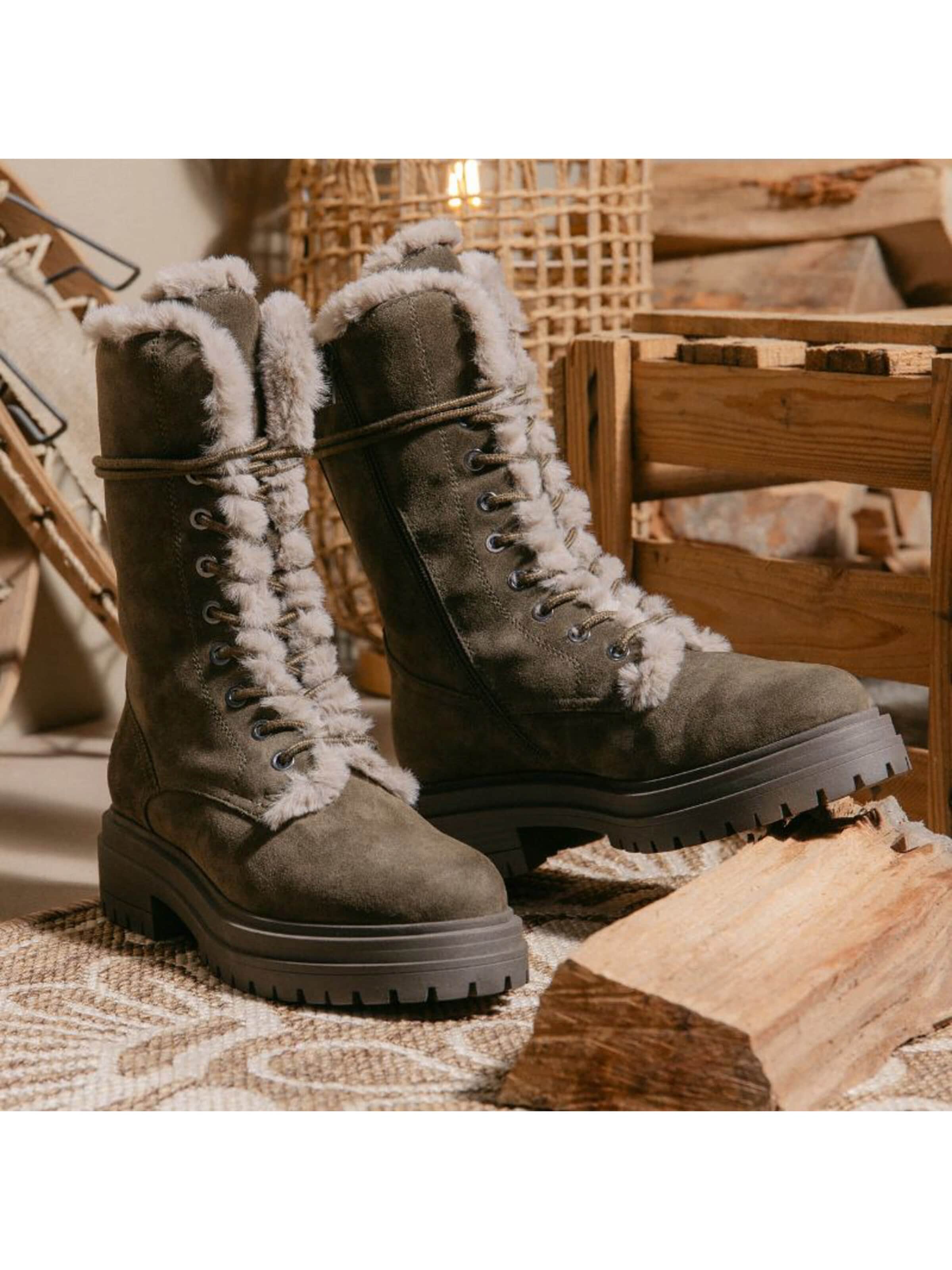 Palado Boots 'Palado Farlen' in Groen