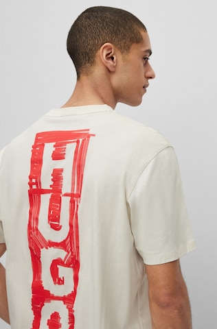 Maglietta 'Danden' di HUGO Red in bianco