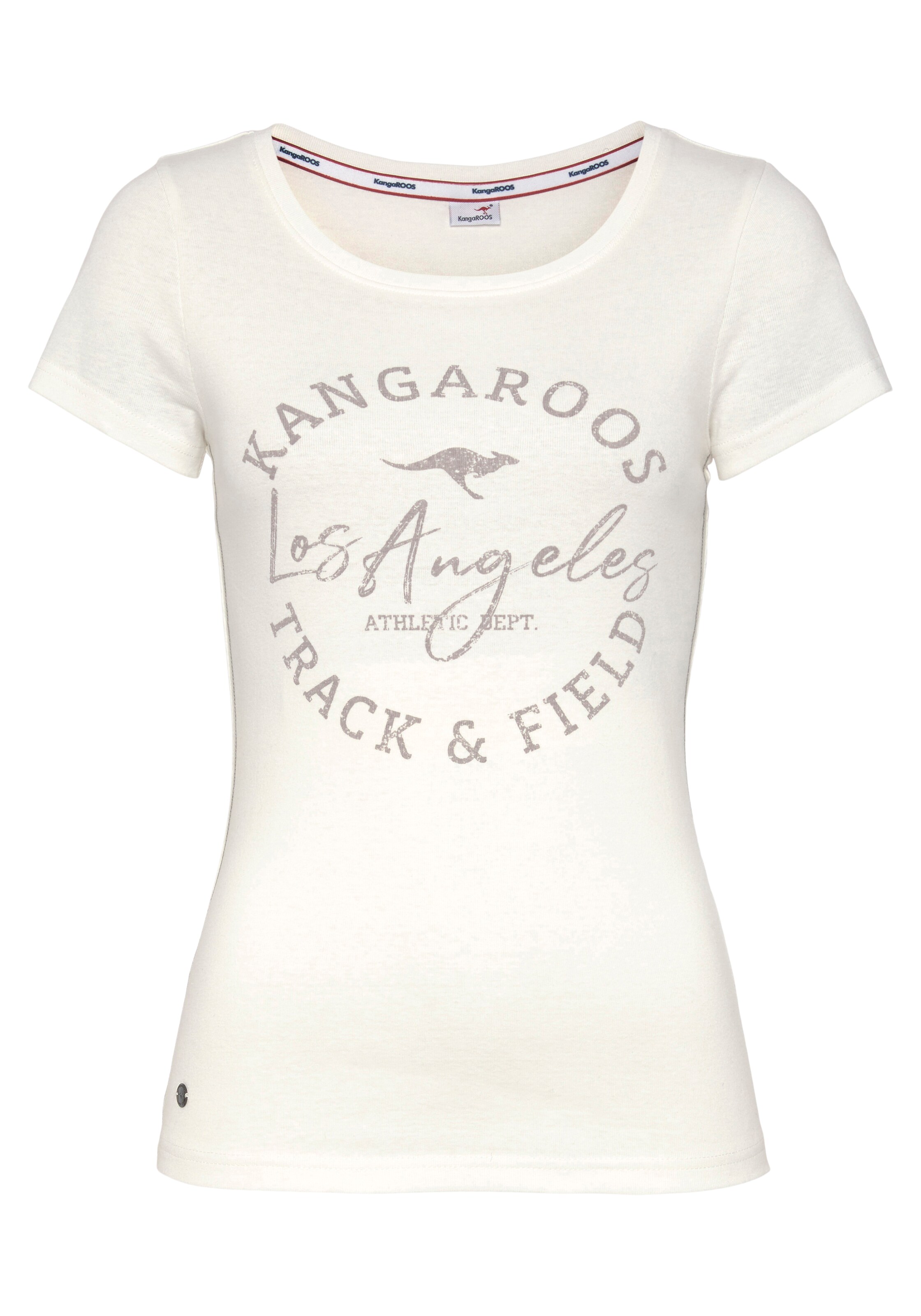 KangaROOS Shirt in Beige: Vorderseite