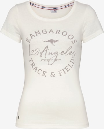 KangaROOS Shirt in Beige: predná strana