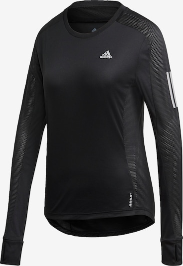 ADIDAS PERFORMANCE Shirt 'Own the Run' in schwarz / weiß, Produktansicht