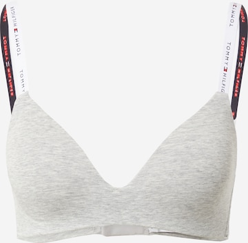 Tommy Hilfiger Underwear Triangle Bra in Grey: front