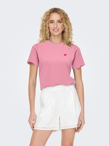 JDY Shirt 'JDYPISA' in Roze: voorkant