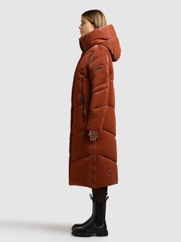 khujo Χειμερινό παλτό 'Pulset Shiny' σε πορτοκαλί