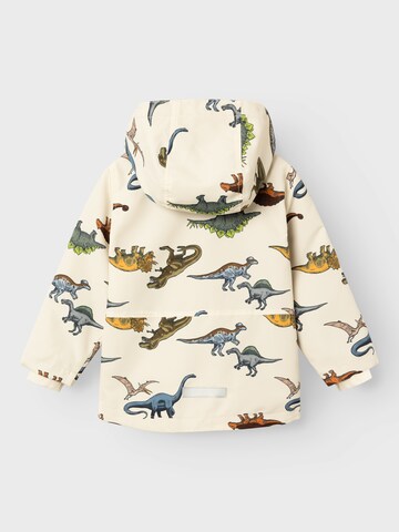 NAME IT Between-Season Jacket 'Max Dino Play' in Grey