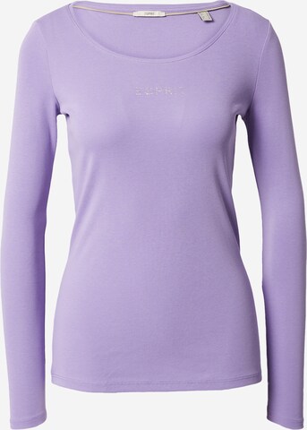 T-shirt ESPRIT en violet : devant