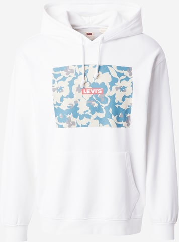 LEVI'S ® Majica 'Relaxed Graphic Hoodie' | bela barva: sprednja stran