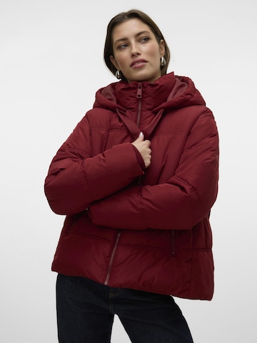 VERO MODA Winterjas in Rood