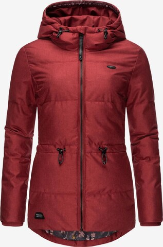 Veste fonctionnelle 'Calena Intl.' Ragwear en rouge : devant