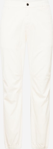 BOGNER Tapered Trousers 'CARLO' in White: front