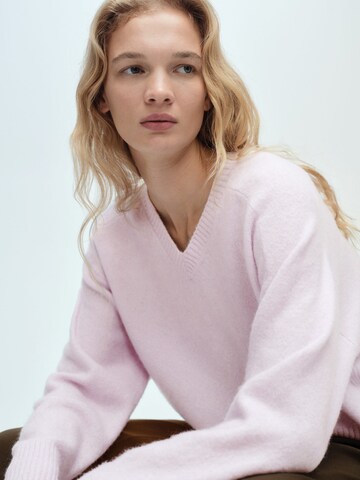 MANGO Pullover 'HIGO' i lilla