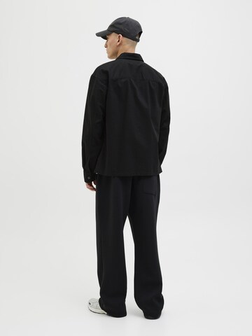 JACK & JONES Regular fit Button Up Shirt in Black