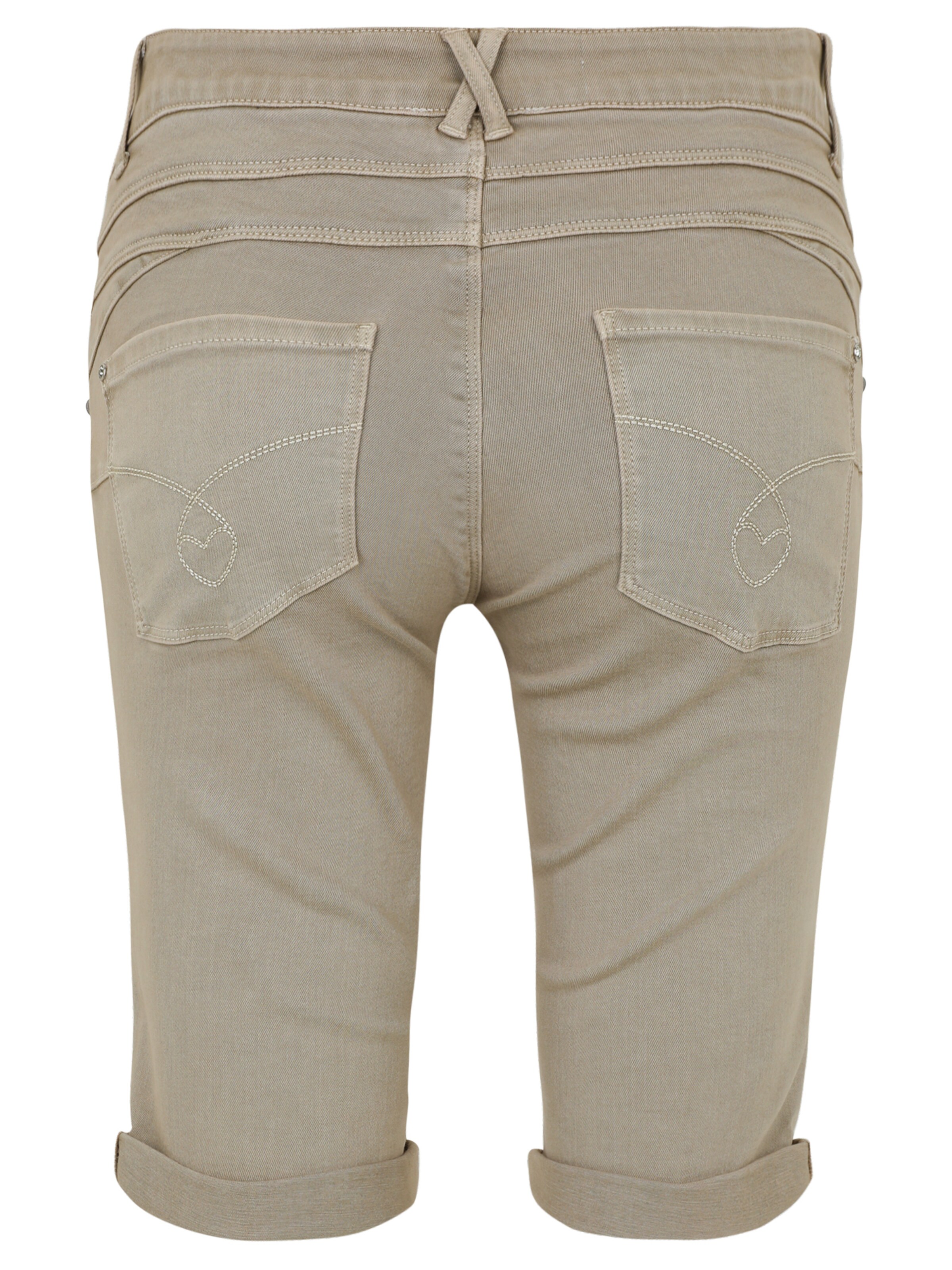 Cartoon Skinny Pants in Beige