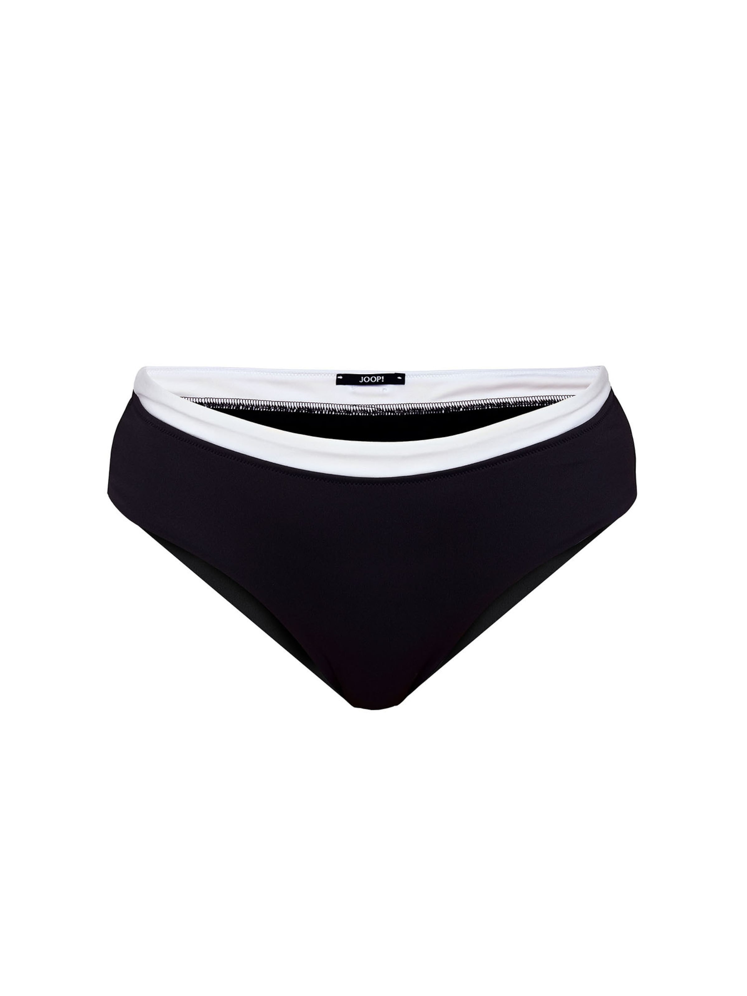 JOOP! Bas de bikini 'Blanca Beach' en noir / blanc, Vue avec produit