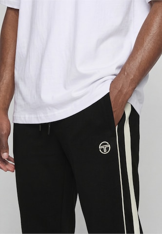 Sergio Tacchini - Tapered Calças de desporto em preto