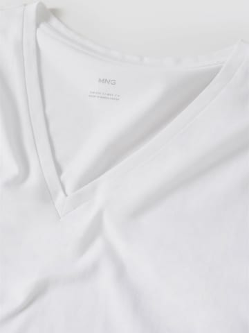 MANGO Koszulka 'SACOV' w kolorze biały