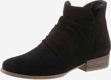 TAMARIS Ankle boots σε μαύρο: μπροστά