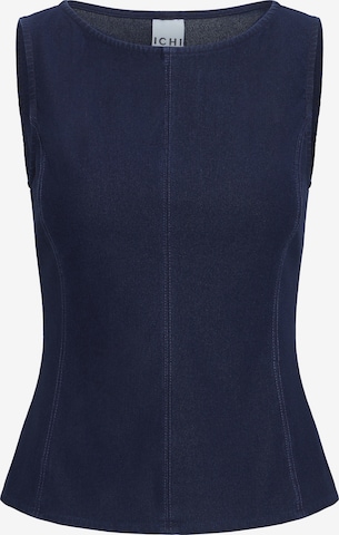 ICHI Top 'IHKATE' in Blau: Vorderseite