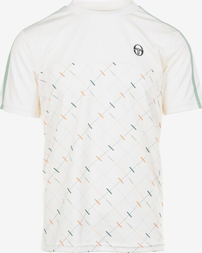 Sergio Tacchini Performance Shirt 'Scotland' in Light beige / Petrol / Black / White, Item view