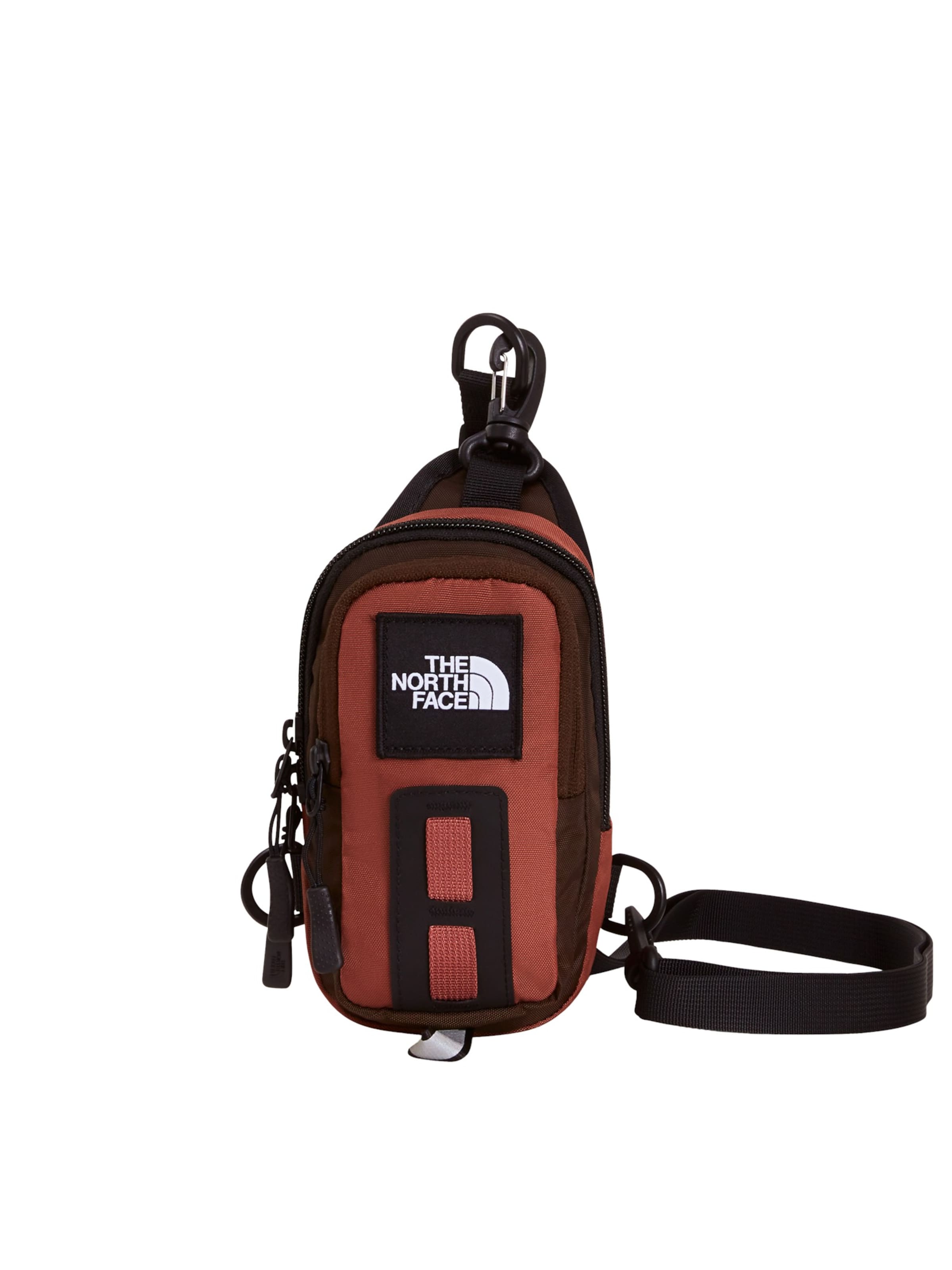 THE NORTH FACE Umhängetasche 'Hot Shot' in One Size in dunkelbraun / kupfer / schwarz, Produktansicht