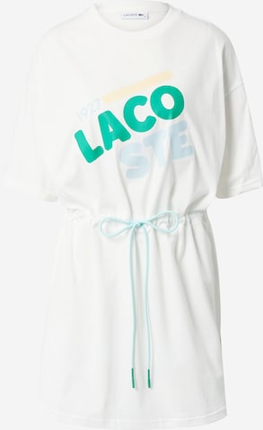 LACOSTE Dress in White: front