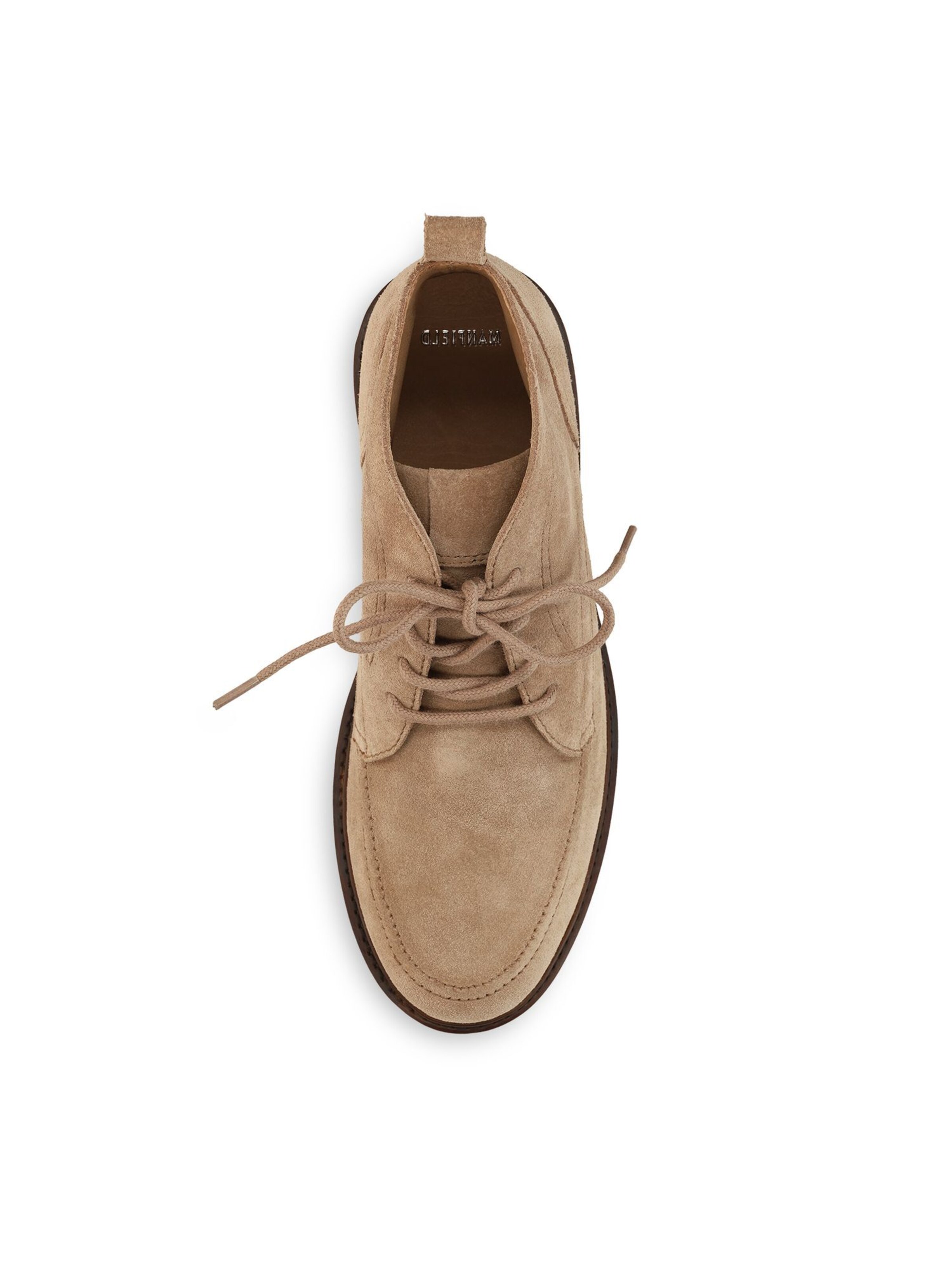 MANFIELD Lace-Up Boots in Brown
