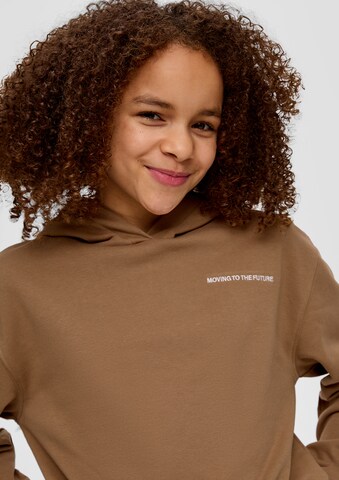 s.Oliver Sweatshirt in Brown