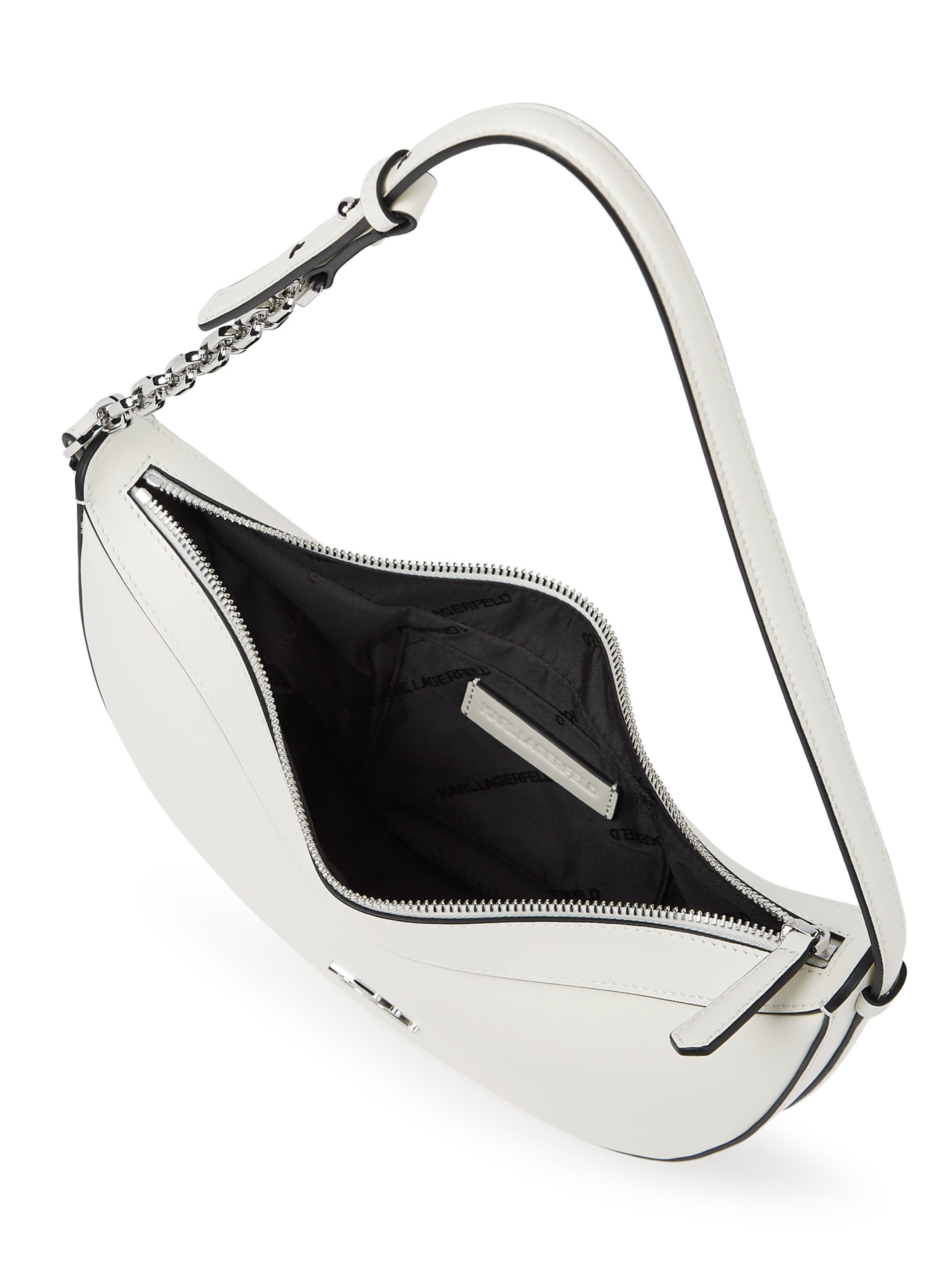 Karl Lagerfeld Τσάντα ώμου 'AUTOGRAPH' σε λευκό