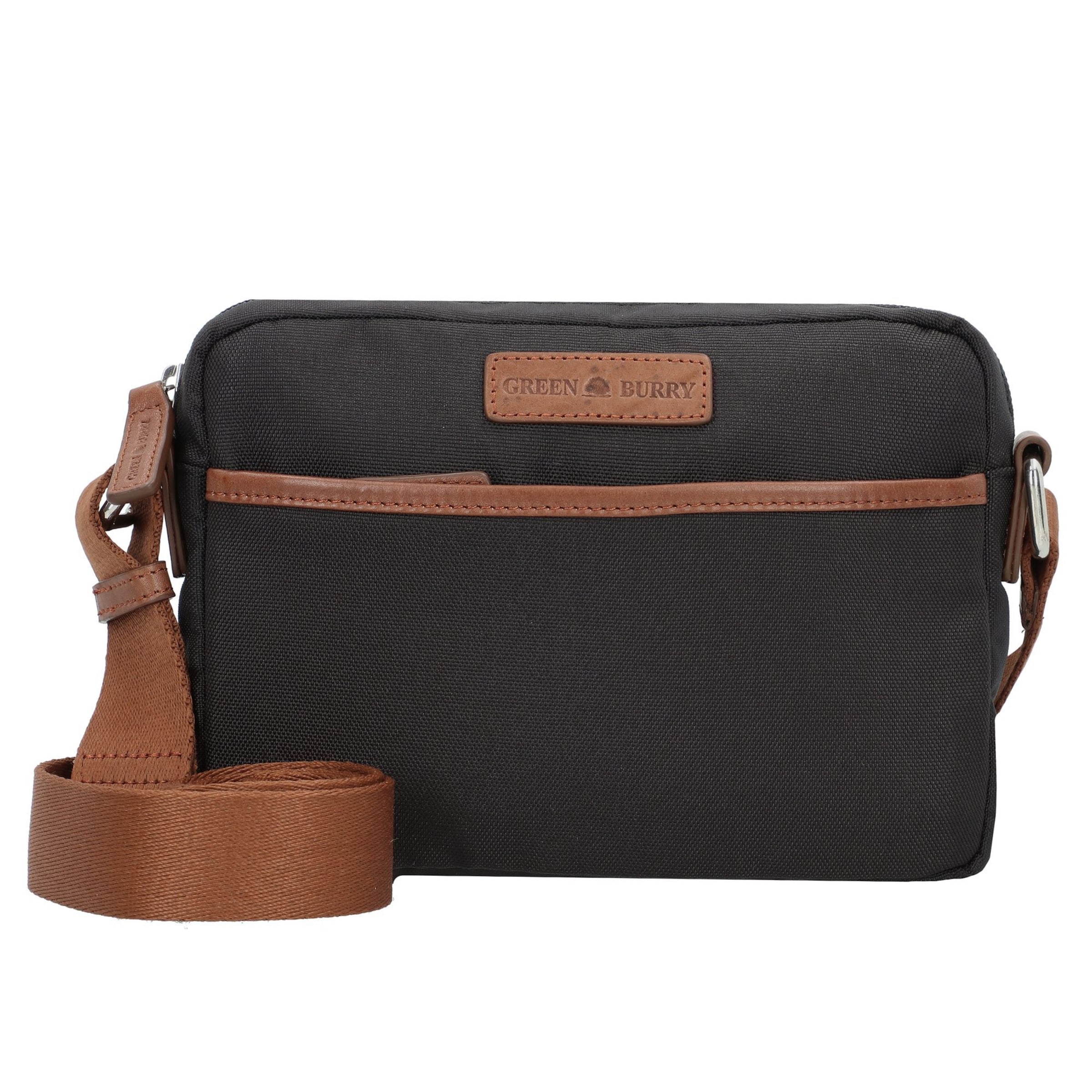 GREENBURRY Schoudertas 'Madeleine' in Zwart: voorkant