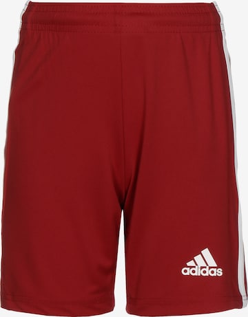 ADIDAS PERFORMANCE Workout Pants 'Squadra 21' in Red: front