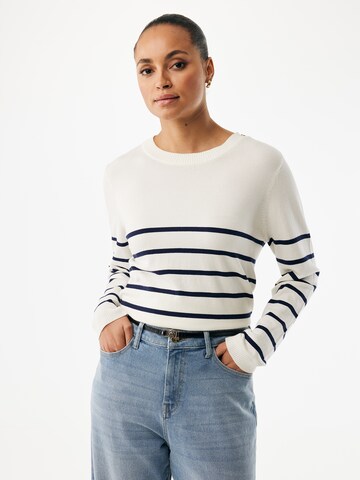 MEXX Pullover 'Aster' i hvid: forside